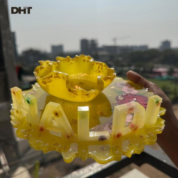 Homemade Resin Haldi Plate image